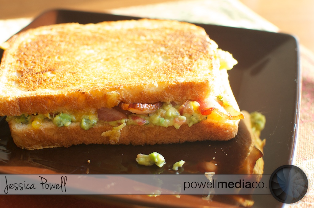 Guacamole & Bacon Grilled Cheese