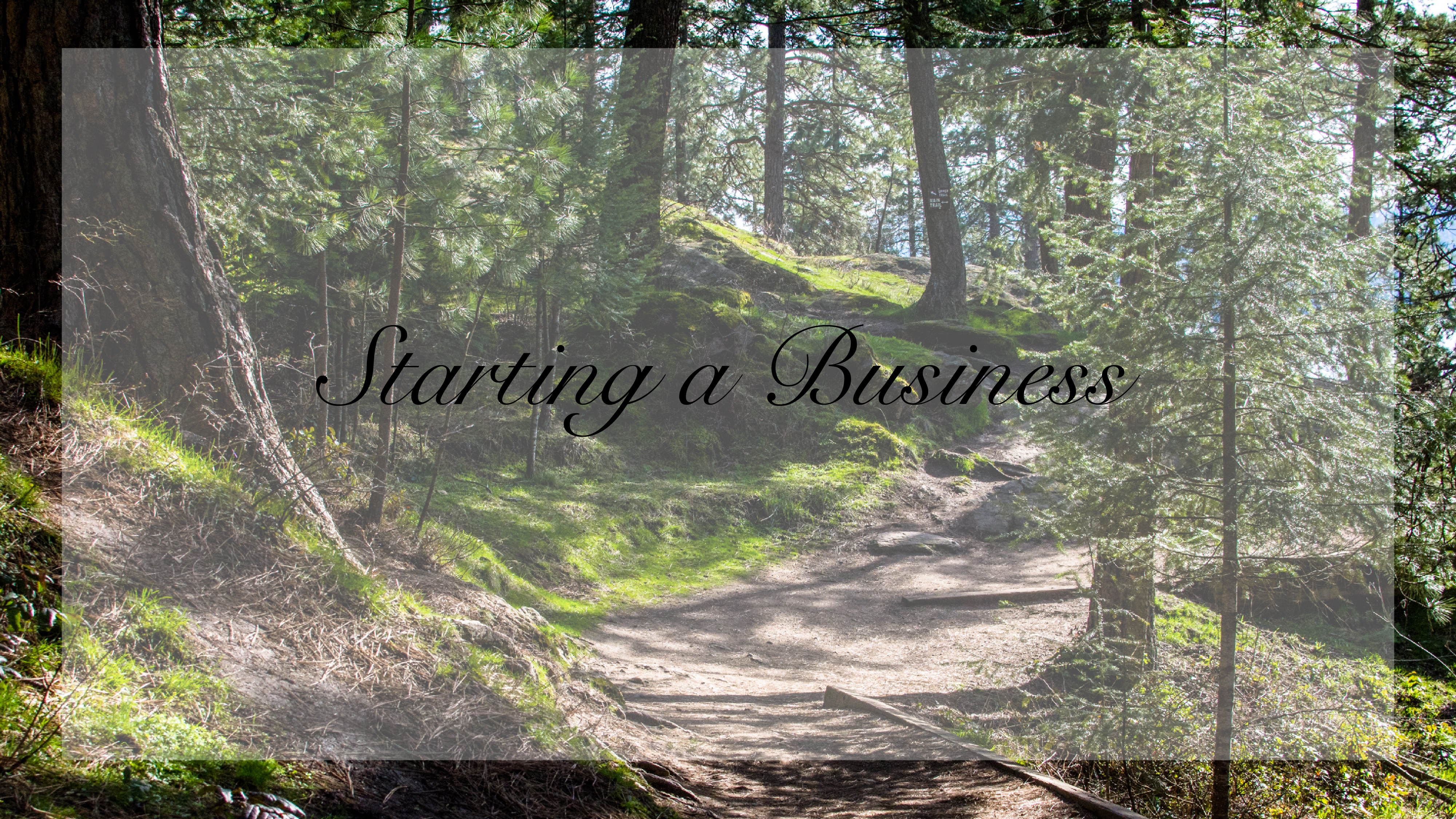 Starting a Business | The Dalles Photography