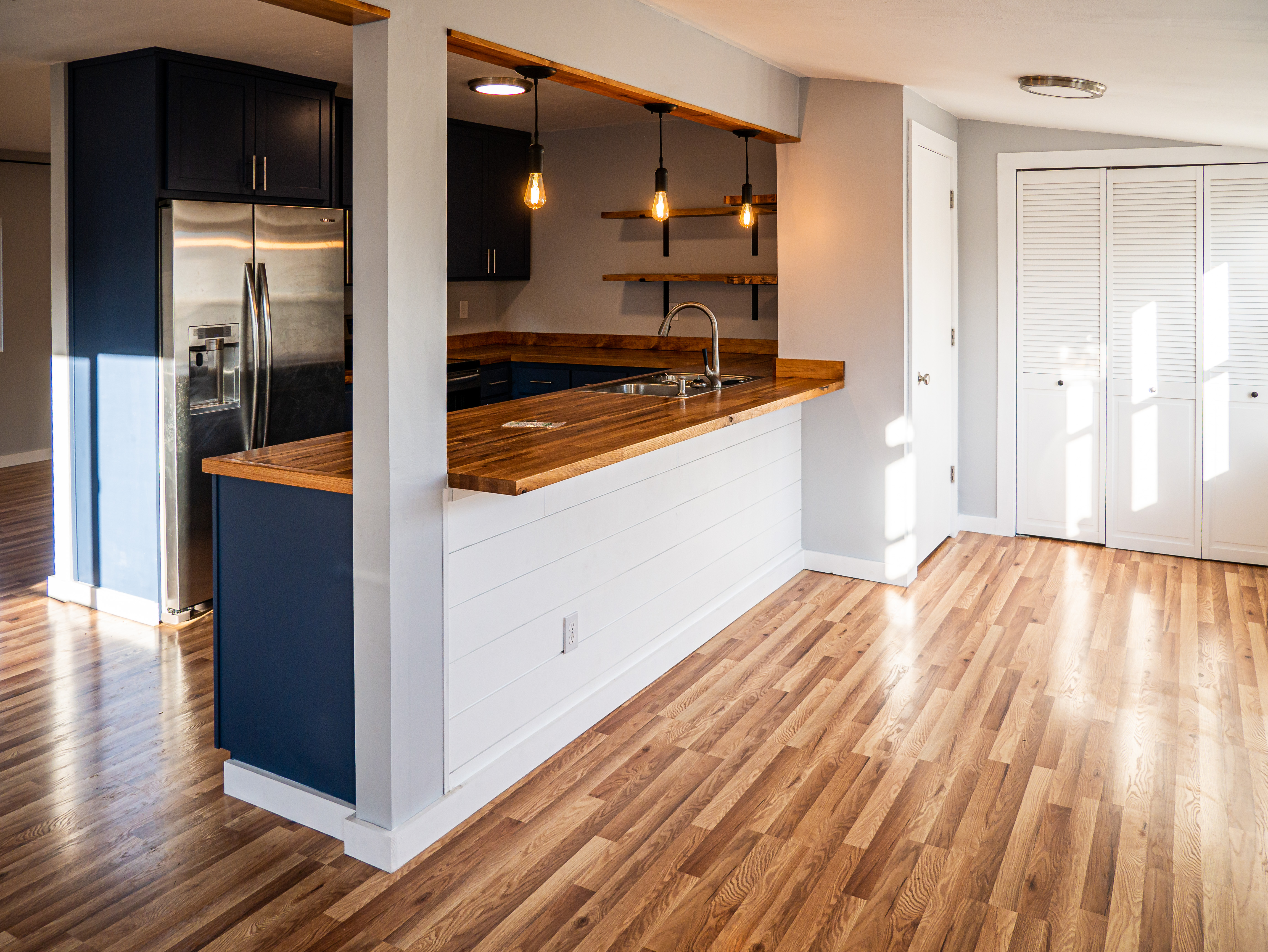 Kitchen in remodeled home