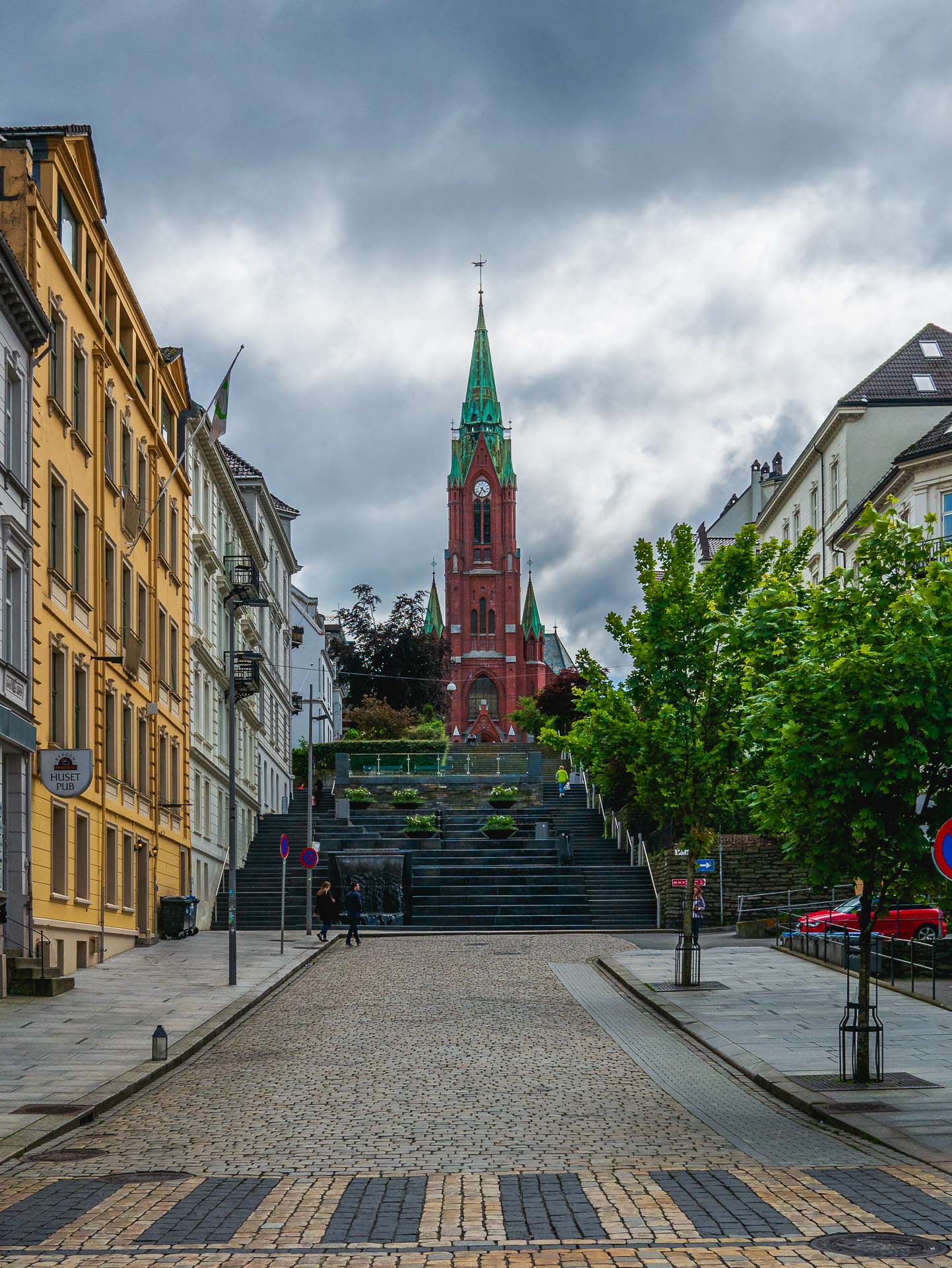 View of Cathedral in Oslo, Norway.